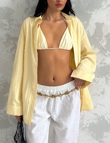 Camasa Oversize SHEIN, galben