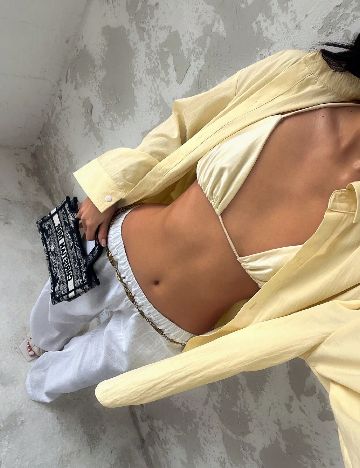 Camasa Oversize SHEIN, galben