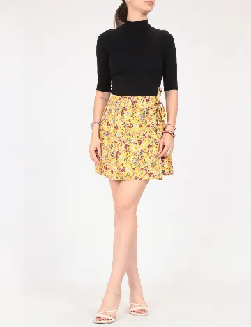 Fusta Bershka, floral print