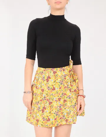 Fusta Bershka, floral print
