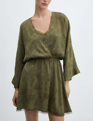 Rochie scurta Mango, verde
