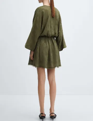 Rochie scurta Mango, verde