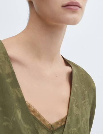 Rochie scurta Mango, verde