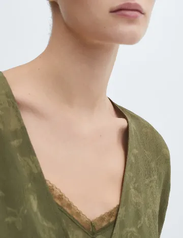 Rochie scurta Mango, verde