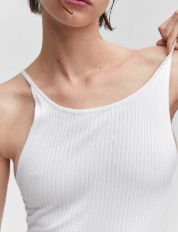 Rochie lunga Mango, alb