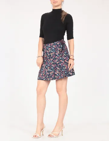 Fusta Bershka, floral print