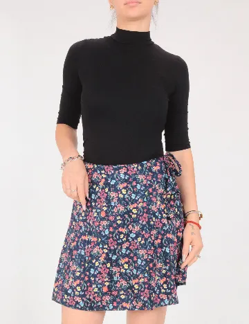 Fusta Bershka, floral print