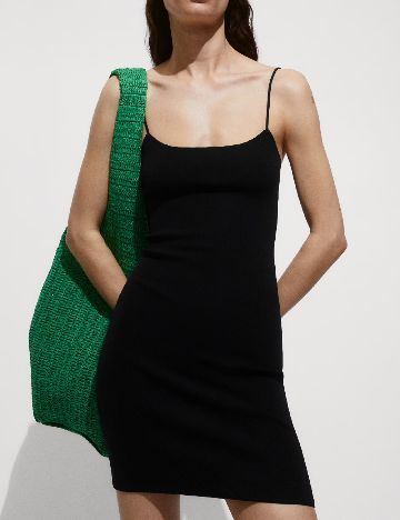 Rochie scurta Mango, negru