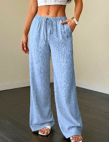 Pantaloni SHEIN, albastru