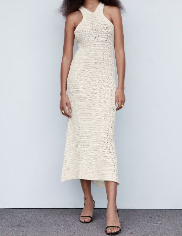 Rochie de plaja Mango, alb