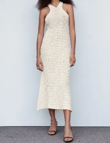 Rochie de plaja Mango, alb