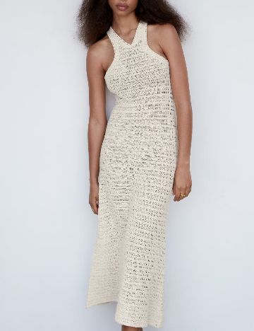 Rochie de plaja Mango, alb