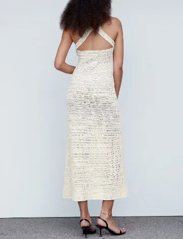 Rochie de plaja Mango, alb
