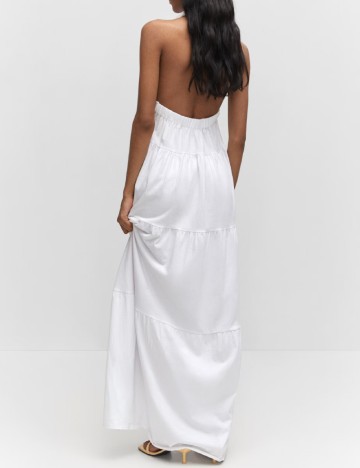 Rochie lunga Mango, alb