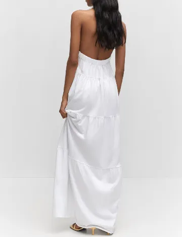 Rochie lunga Mango, alb