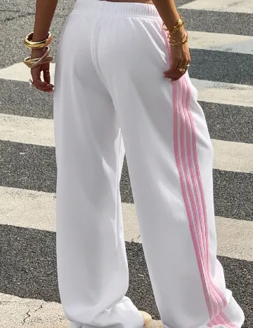 Pantaloni SHEIN, alb
