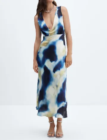Rochie medie Mango, mix culori