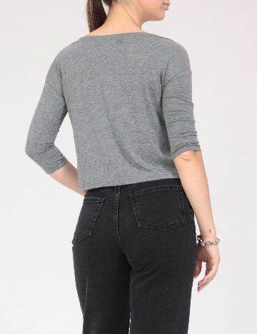Top Bershka, gri