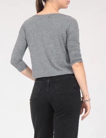 Top Bershka, gri