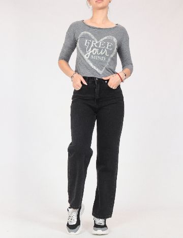 Top Bershka, gri
