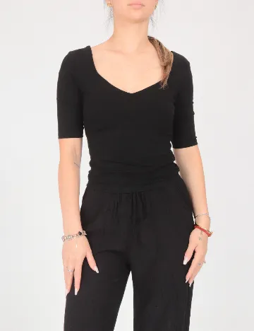 Bluza Bershka, negru