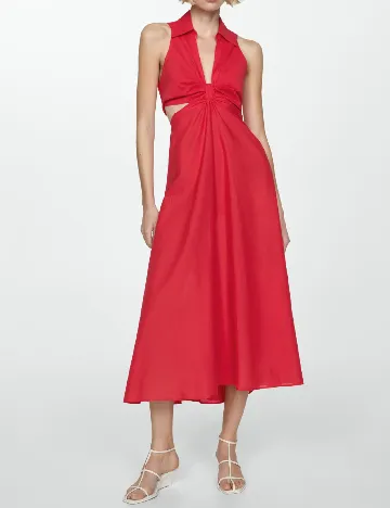Rochie medie Mango, rosu