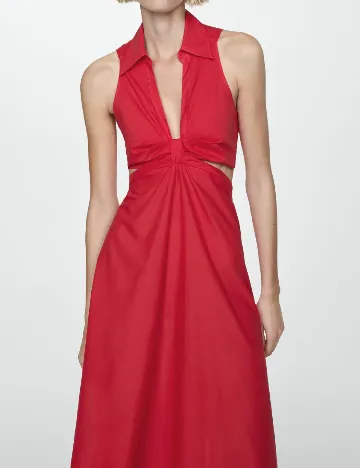 Rochie medie Mango, rosu
