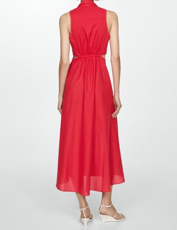 Rochie medie Mango, rosu