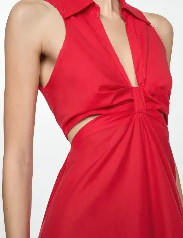 Rochie medie Mango, rosu