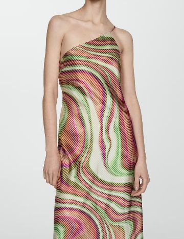 Rochie lunga Mango, mix culori