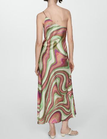 Rochie lunga Mango, mix culori