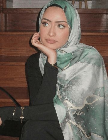 Esarfa SHEIN, verde