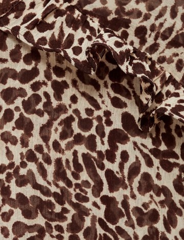 Rochie scurta Mango, animal print
