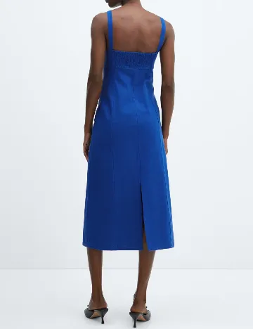 Rochie medie Mango, albastru