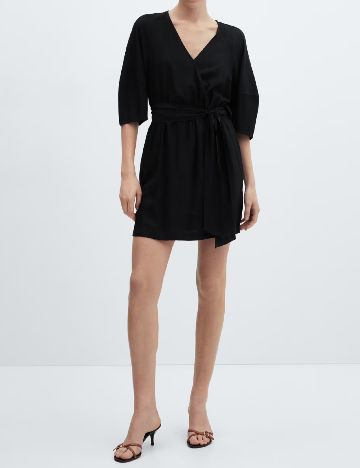 Rochie scurta Mango, negru