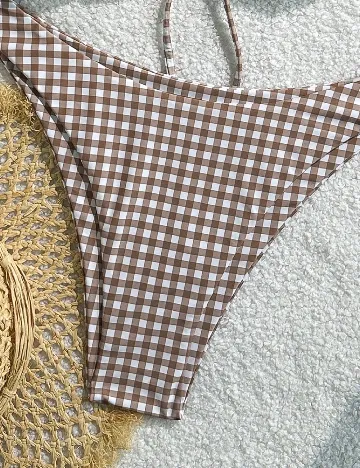 Costum de baie SHEIN, maro