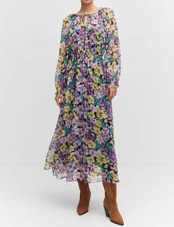 Rochie medie Mango, floral