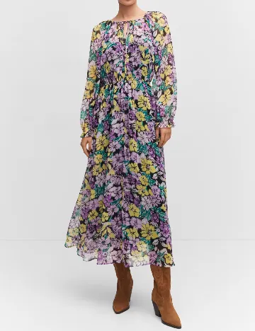 Rochie medie Mango, floral