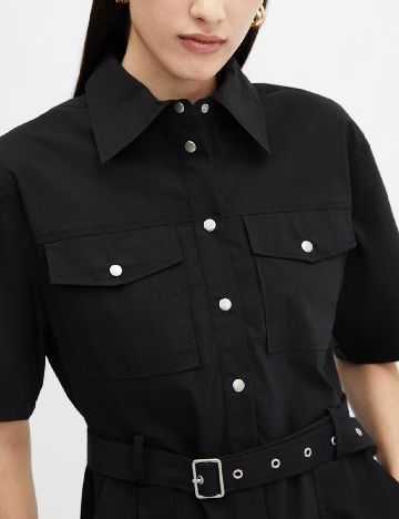 Rochie scurta Mango, negru