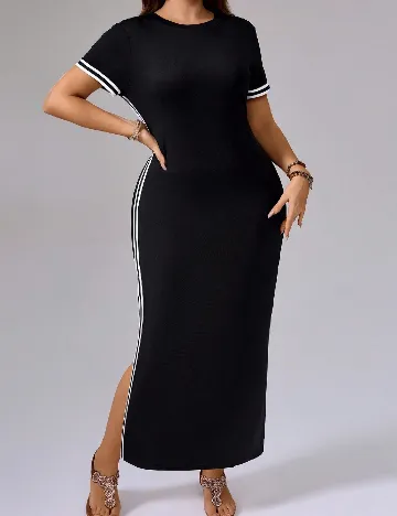 Rochie lunga SHEIN CURVE, negru