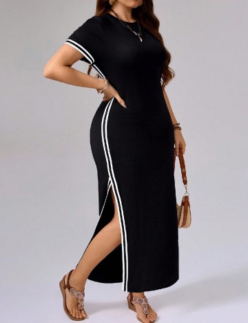 Rochie lunga SHEIN CURVE, negru
