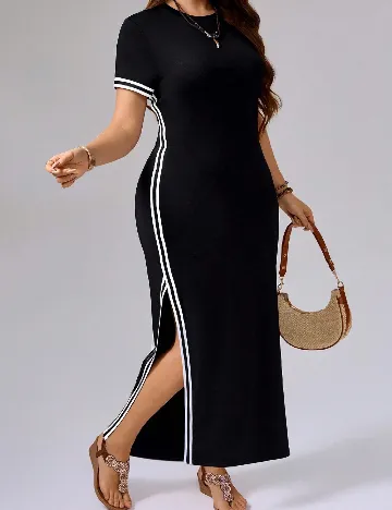 Rochie lunga SHEIN CURVE, negru
