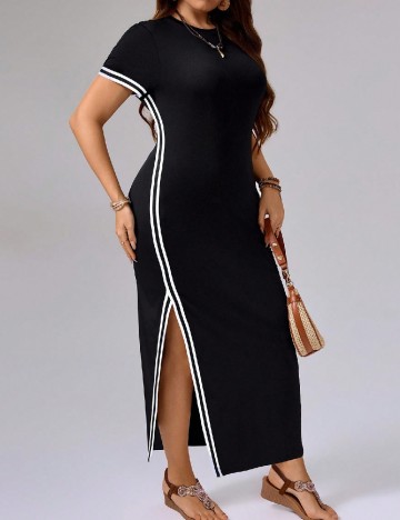 Rochie lunga SHEIN CURVE, negru