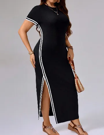 Rochie lunga SHEIN CURVE, negru