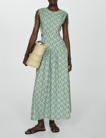 Rochie lunga Mango, turcoaz