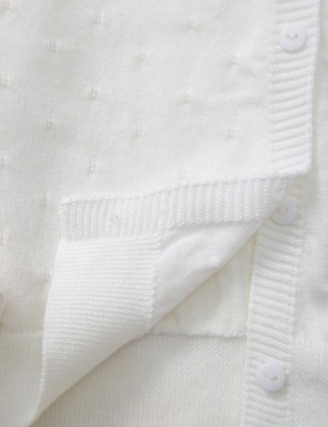 Cardigan Shein Kids, alb