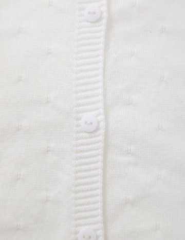 Cardigan Shein Kids, alb