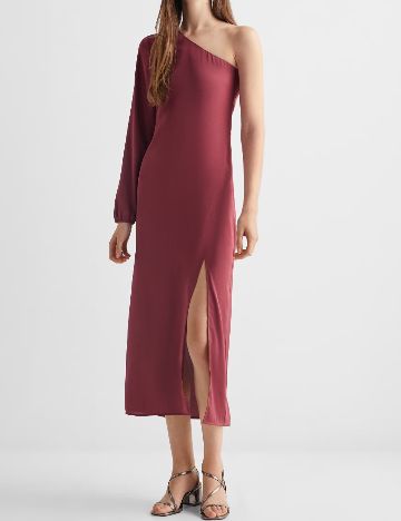 Rochie medie Mango, visiniu
