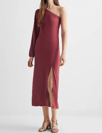 Rochie medie Mango, visiniu