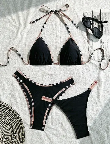 Costum de baie SHEIN, negru
